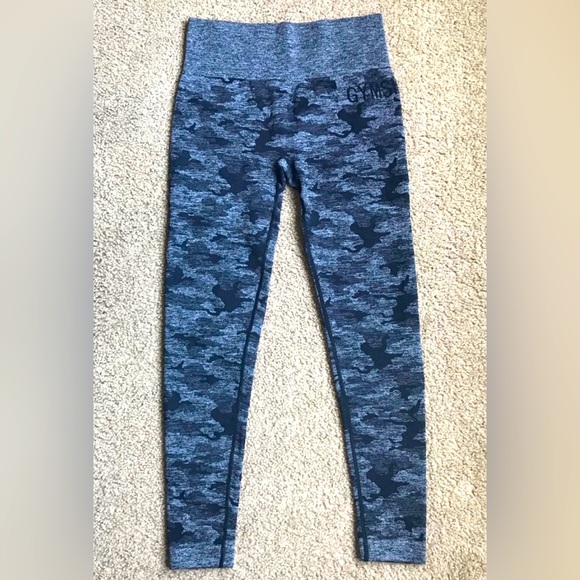 Seamless leggings - black camouflage - Picture 3 of 3